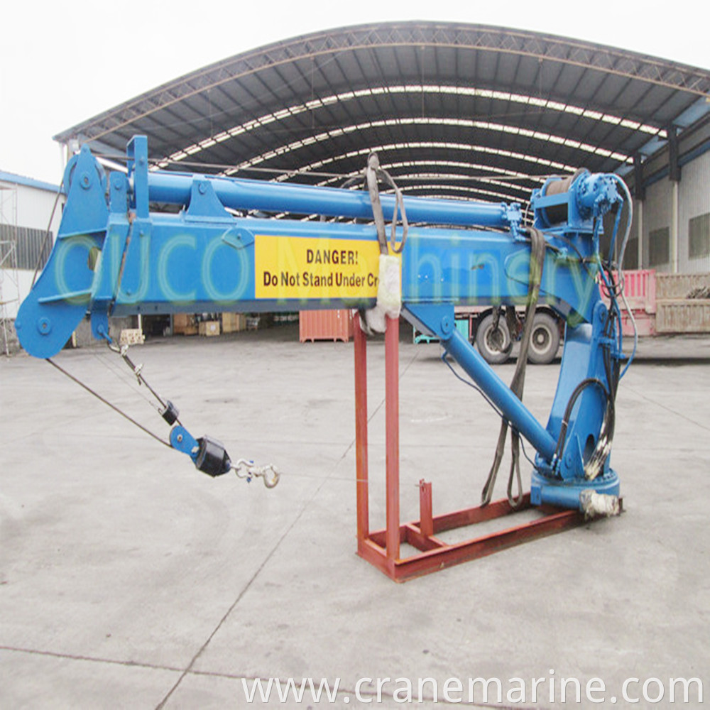 Crane Marine Hydraulic Boom 7 ton